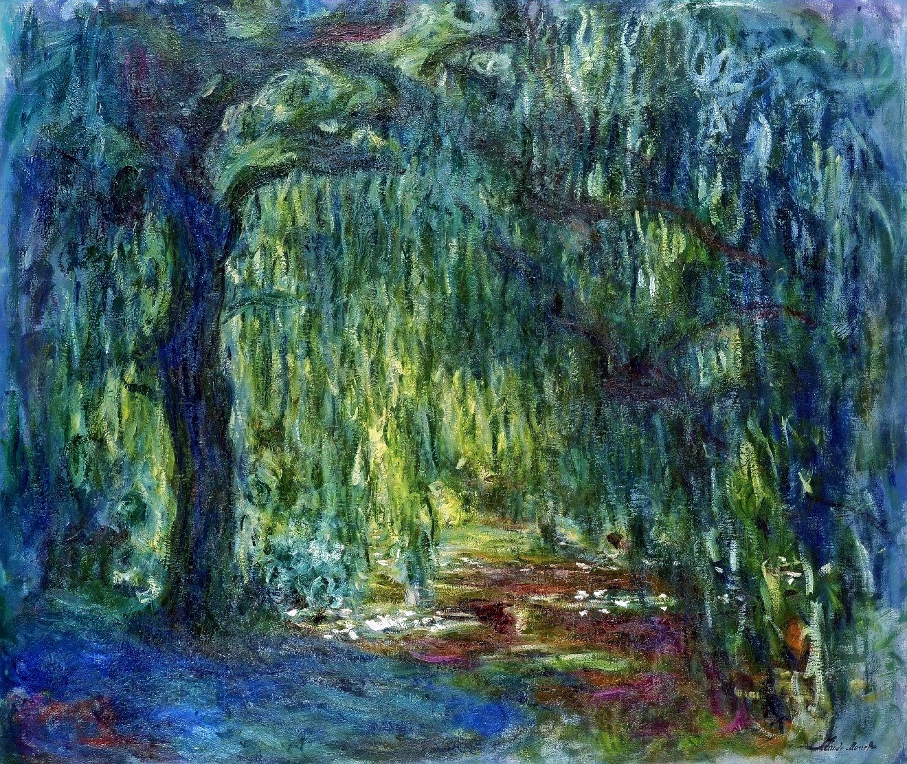 Monet Willow painting